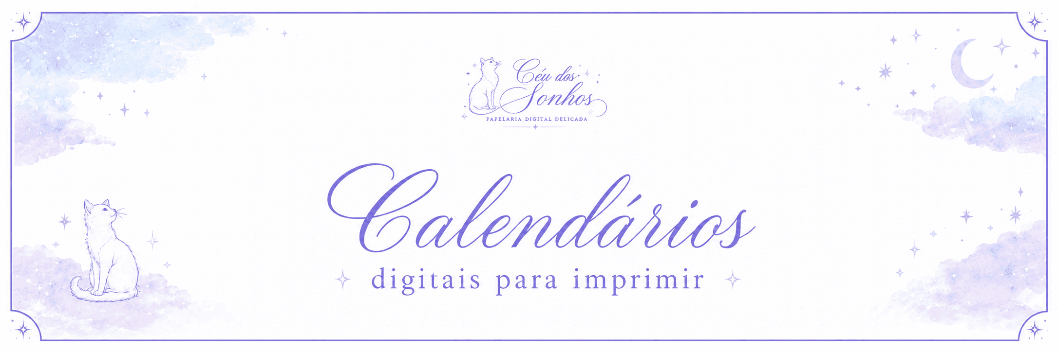 Cabeçalho da categoria Calendários